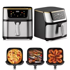 Аэрофритюрница Top Kitchen TK 00246, 4200 Вт, 10 л, 6 программ, сенсорное управление