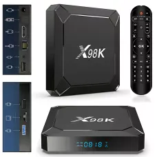 Приставка X98K Android 13 TV-Box (4/32 ГБ, 8K, Wi-Fi 6, Bluetooth 5.0)