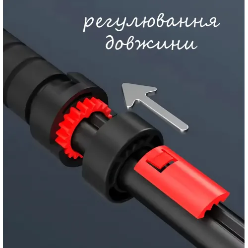 Турнік без гвинтів 66-100 см TYRNIK-1 з кільцями, до 300 кг, регульований у дверний отвір - фото 7