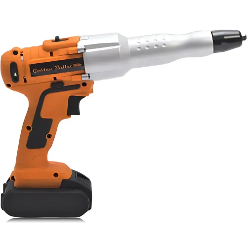 Акумуляторний заклепник Golden Bullet BY8506, 18V, 2000 mAh, 5 мм, 2 швидкості, у кейсі - фото 2