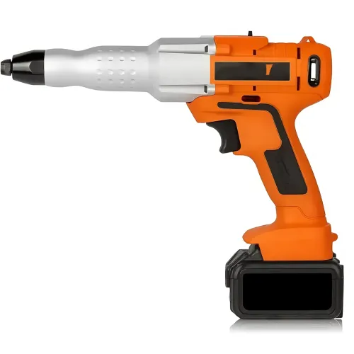 Акумуляторний заклепник Golden Bullet BY8506, 18V, 2000 mAh, 5 мм, 2 швидкості, у кейсі - фото 4