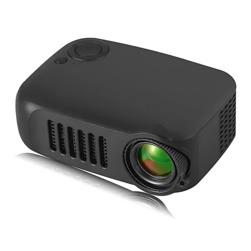 Портативный мини-проектор A2000 BLACK, компактный LED-проектор 1000 Лм, до 100, поддержка 1080P, с пультом - фото 6