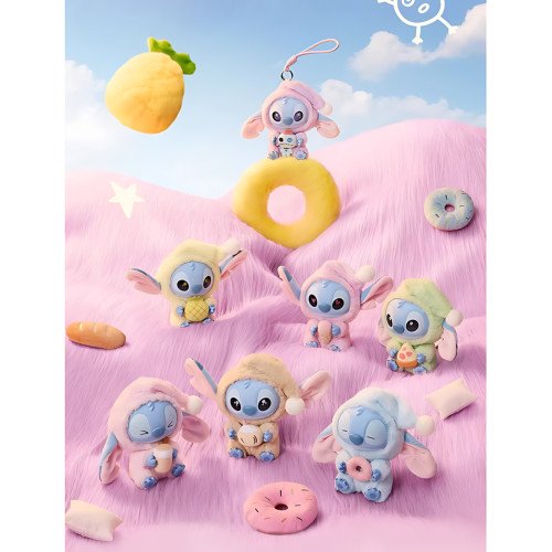 Фигурка-брелок Стич Labubu 15 см, мягкая игрушка-сюрприз, рандомный цвет, 1 из 7 вариантов