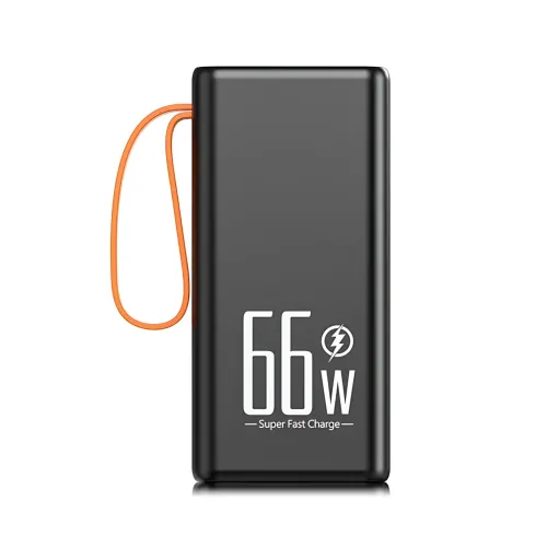 Hoco JA88A Power Bank 100000mAh, павербанк зі швидким заряджанням PD66W+QC3.0, ліхтариком і 4 USB-портами - фото 2