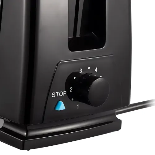 Тостер Domotec MS-263 650 Вт, 2 слоти, регулювання підсмажування, знімний піддон, захист від перегрівання, чорний - фото 5