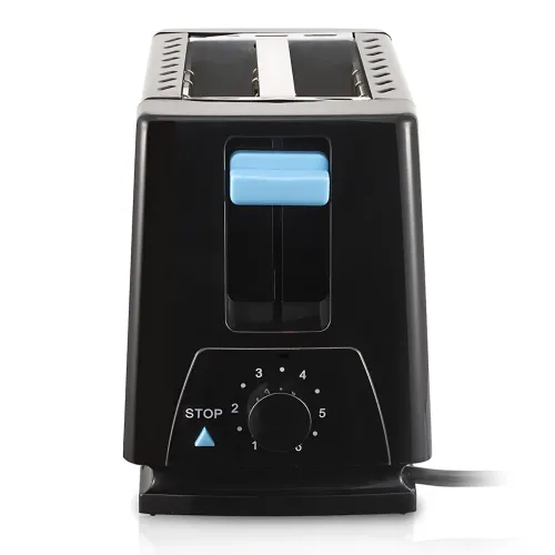 Тостер Domotec MS-263 650 Вт, 2 слоти, регулювання підсмажування, знімний піддон, захист від перегрівання, чорний - фото 3