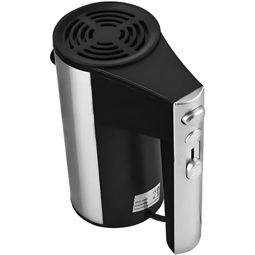 Міксер ручний Domotec R-6690 600W, 5 швидкостей + Турбо, металевий корпус, віночки та гаки - фото 3