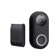 Беспроводной видеодомофон с камерой Full HD, Wi-Fi, ночным видением и дистанционным управлением через смартфон