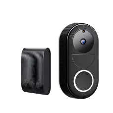 Беспроводной видеодомофон с камерой Full HD, Wi-Fi, ночным видением и дистанционным управлением через смартфон