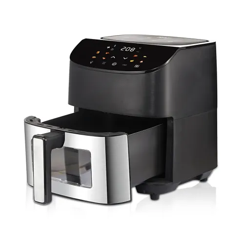 Аерофритюрниця Hoffmans HM-785 8 л, 2000 Вт, сенсорний LCD-екран, 10 програм, гриль, конвекція, таймер - фото 3