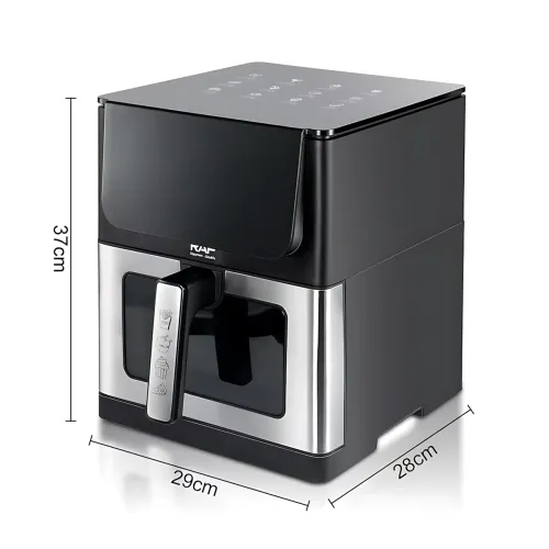 Аерогриль Air Fryer RAF R.5290, 8 л, 1800 Вт, цифрове керування, LED-дисплей, 360° конвекція, гриль - фото 8