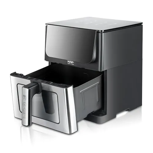 Аерогриль Air Fryer RAF R.5290, 8 л, 1800 Вт, цифрове керування, LED-дисплей, 360° конвекція, гриль - фото 4