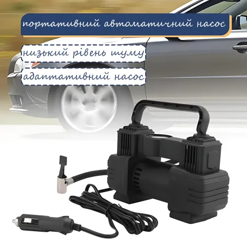 Автомобільний компресор Air Pump AND XL-1025, 12 В, 150 PSI, LED-ліхтар, манометр - фото 8