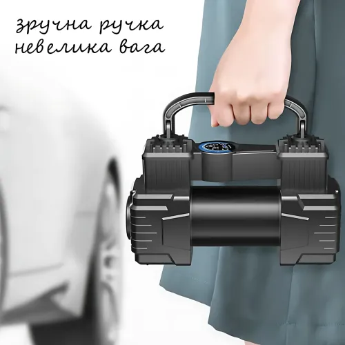Автомобільний компресор Air Pump AND XL-1025, 12 В, 150 PSI, LED-ліхтар, манометр - фото 9