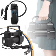 Автомобільний компресор Air Pump AND XL-1025, 12 В, 150 PSI, LED-ліхтар, манометр