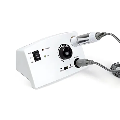 Фрезер для манікюру та педикюру Nail Master DM-211 (ZS-602) 30 000 об./хв, 30 Вт, педаль, реверс, набір насадок - фото 3