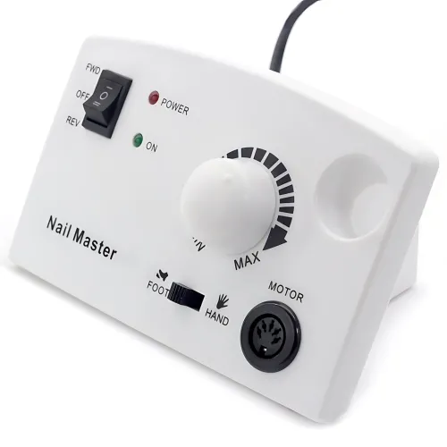 Фрезер для манікюру та педикюру Nail Master DM-211 (ZS-602) 30 000 об./хв, 30 Вт, педаль, реверс, набір насадок - фото 6