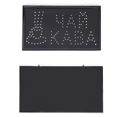 Вывеска LED «КАВА ЧАЙ», светодиодное табло, питание 220V, 48×25 см - фото 3