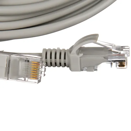 Патч-корд LAN RJ-45 UTP Cat.5e, 10 м, інтернет-кабель 13525, для роутерів, модемів, ПК - фото 5