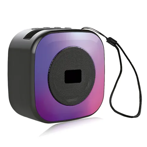 Караоке Bluetooth колонка SPS LX-01, 15 Вт, USB, FM, 1200 мА·год, чорний - фото 5