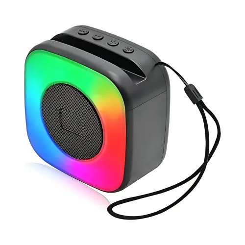 Караоке Bluetooth колонка SPS LX-01, 15 Вт, USB, FM, 1200 мА·год, чорний - фото 3