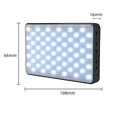 Світло блогера AND 5265 на прищіпці, RGB, 20 ефектів, 3000 мА·год, Type-C, 120 LED, CRI95+, відеосвіт для селфі - фото 8