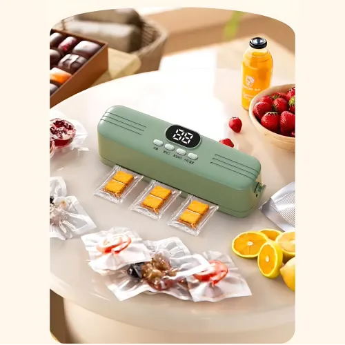 Вакууматор AND 1425, USB, 7.4 Вт, портативный, перезаряжаемый, мини-упаковщик для продуктов, зеленый - фото 10