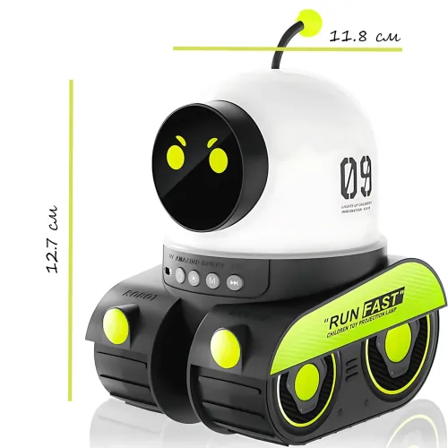 Проєктор-нічник музичний LED «Робот» Droid WH-E03, Bluetooth, 6 трафаретів, акумулятор 1200 мА·год, нічник-проєктор - фото 9