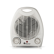 Тепловентилятор-дуйка Domotec MS-5901, 2000 Вт, 3 режими, захист від перегрівання, терморегулятор, компактний нагрівач, білий