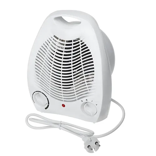 Тепловентилятор-дуйка Domotec MS-5901, 2000 Вт, 3 режима, защита от перегрева, терморегулятор, компактный обогреватель, белый - фото 9