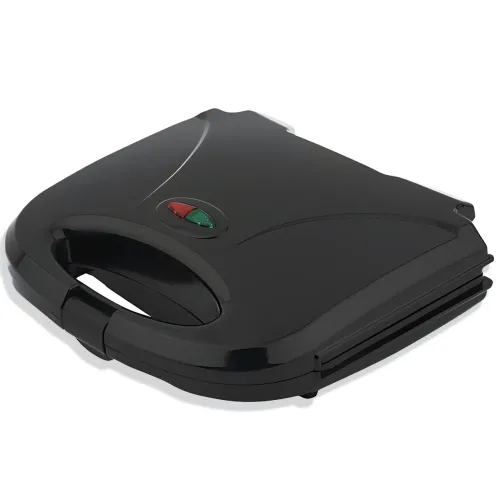 Сендвічниця-гриль Domotec MS-7709, 1000 Вт — бутербродниця з антипригарним покриттям, блокуванням корпусу, індикацією, 220V - фото 2