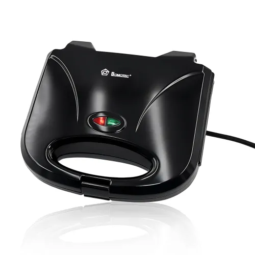 Сендвічниця-гриль Domotec MS-7709, 1000 Вт — бутербродниця з антипригарним покриттям, блокуванням корпусу, індикацією, 220V - фото 3