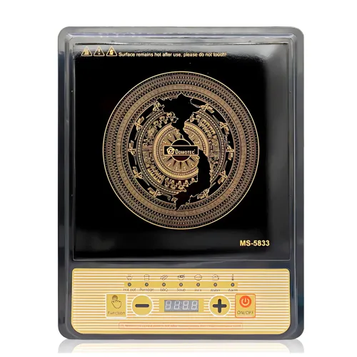 Електроплита індукційна Domotec MS-5833 портативна, 2000 Вт, сенсорне керування, 7 режимів, LED-дисплей, автовимкнення - фото 3