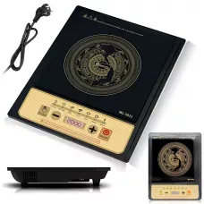 Электроплита индукционная Domotec MS-5833 портативная, 2000 Вт, сенсорное управление, 7 режимов, LED-дисплей, автоотключение