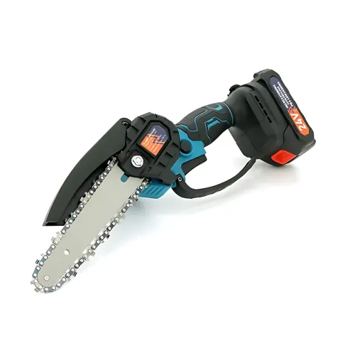 Акумуляторна ланцюгова пила CHAIN SAW 6 TL-0600, 24 В, 2000 Вт, 6 дюймів, з двома акумуляторами, у валізі - фото 4