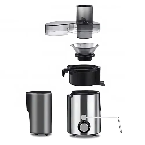 Соковыжималка Domotec MS-5220 центробежная, 600 Вт, 2 скорости, горловина 70 мм, контейнер для жмыха 1 л, резервуар для сока 0.5 л - фото 17