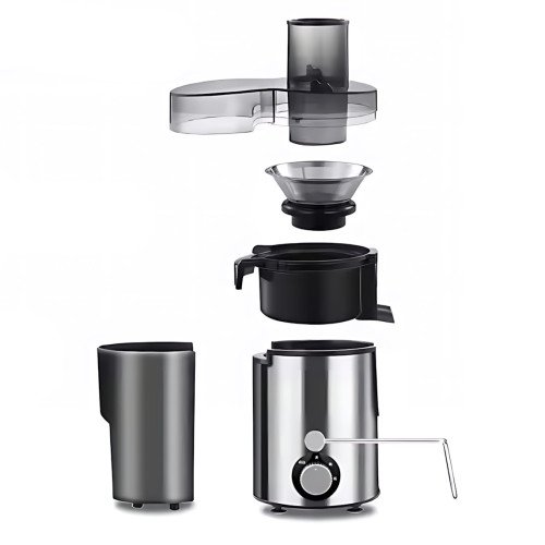 Соковижималка Domotec MS-5220 центробіжна, 600 Вт, 2 швидкості, горловина 70 мм, контейнер для жмиху 1 л, резервуар для соку 0.5 л - фото 7