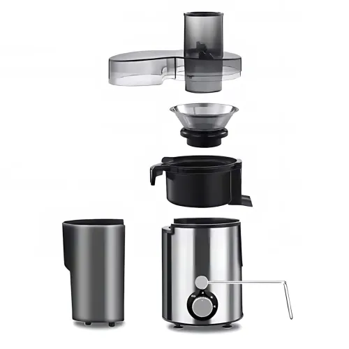 Соковижималка Domotec MS-5220 центробіжна, 600 Вт, 2 швидкості, горловина 70 мм, контейнер для жмиху 1 л, резервуар для соку 0.5 л - фото 3