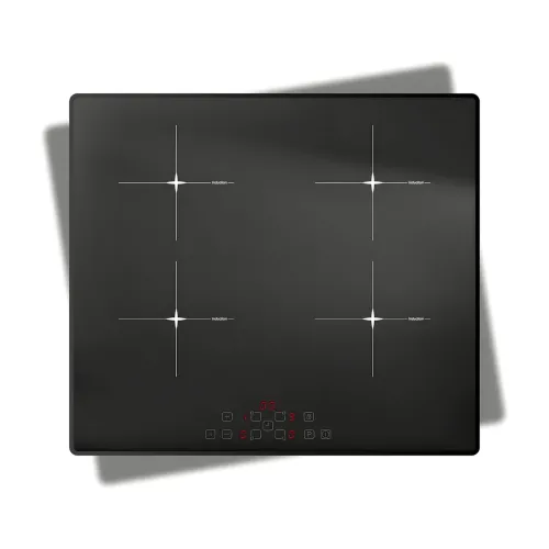 Індукційна електроплита Domotec MS-5864, настільна, 4 конфорки, 5900 Вт, сенсорне керування, склокераміка, чорна - фото 5