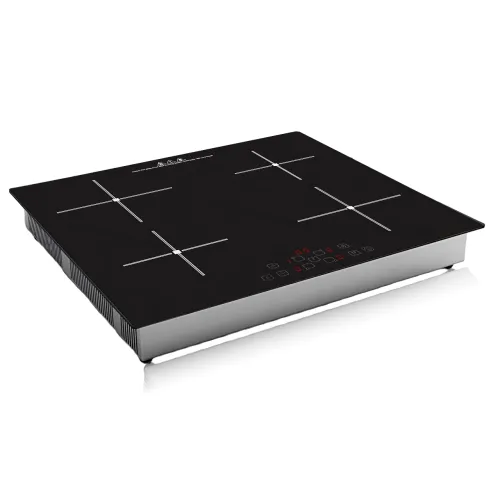 Индукционная электроплита Domotec MS-5864, настольная, 4 конфорки, 5900 Вт, сенсорное управление, склокерамика, черная - фото 3