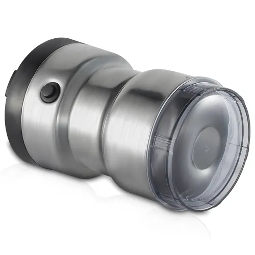 Кофемолка электрическая Domotec MS-7113, 180 Вт, 85 г, нержавеющая сталь, для кофе, орехов, специй, кнопочное управление - фото 5