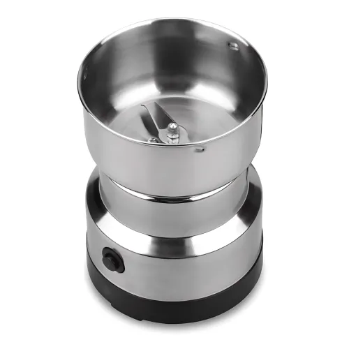 Кофемолка электрическая Domotec MS-7113, 180 Вт, 85 г, нержавеющая сталь, для кофе, орехов, специй, кнопочное управление - фото 6