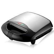 Вафельниця електрична Domotec MS-7705, 1000 Вт, 2 форми, антипригарне покриття, терморегулятор, індикатор готовності