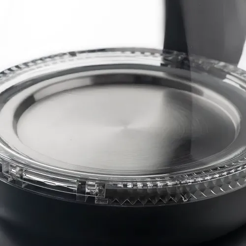 Електрочайник Domotec MS-7910 1 л, 1650 Вт, скляний корпус з LED-підсвіткою, автовимкнення, поворотна база 360°, чорний - фото 7