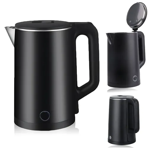 Електричний чайник Domotec MS 5028 2 л, 2000 Вт, пластиковий термо корпус, фільтр від накипу, авто вимкнення Білий - фото 3