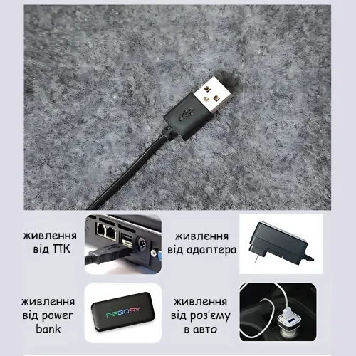 Електроковдра з підігрівом від Power Bank 160×80 см — 3 режими нагрівання, USB, для дому, авто, офісу та відпочинку - фото 6