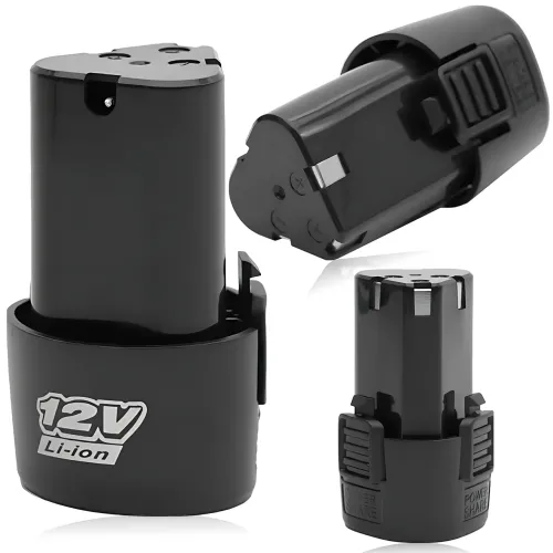 Акумулятор 12V Li-Ion MA693 для електроінструмента, 1.5 А·год, для шурупокрута, болгарки, дриля, захист від перевантаження, чорний