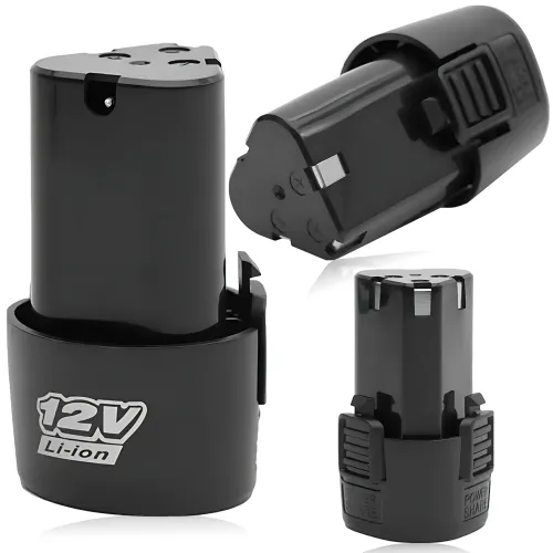 Акумулятор 12V Li-Ion MA693 для електроінструмента, 1.5 А·год, для шурупокрута, болгарки, дриля, захист від перевантаження, чорний