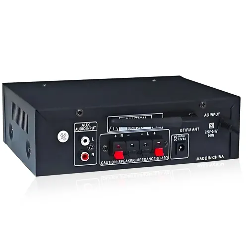 Підсилювач звуку AMP 688 BT 2CH — потужний двоканальний підсилювач з Bluetooth, USB і пультом ДК - фото 3