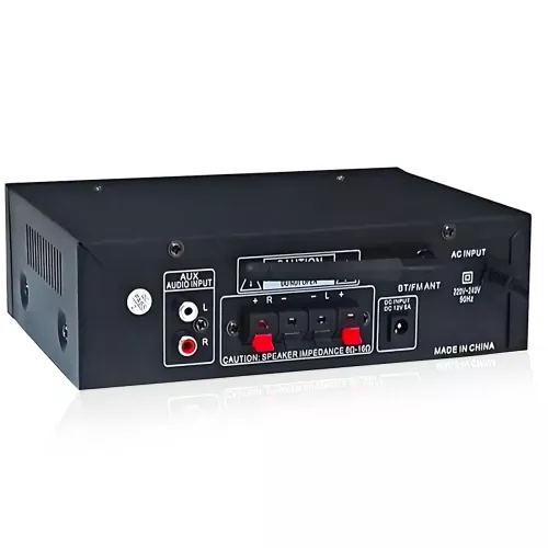 Підсилювач звуку AMP 688 BT 2CH — потужний двоканальний підсилювач з Bluetooth, USB і пультом ДК - фото 3